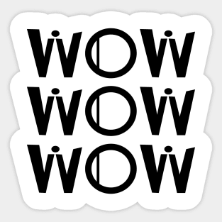 day free wow funny Sticker